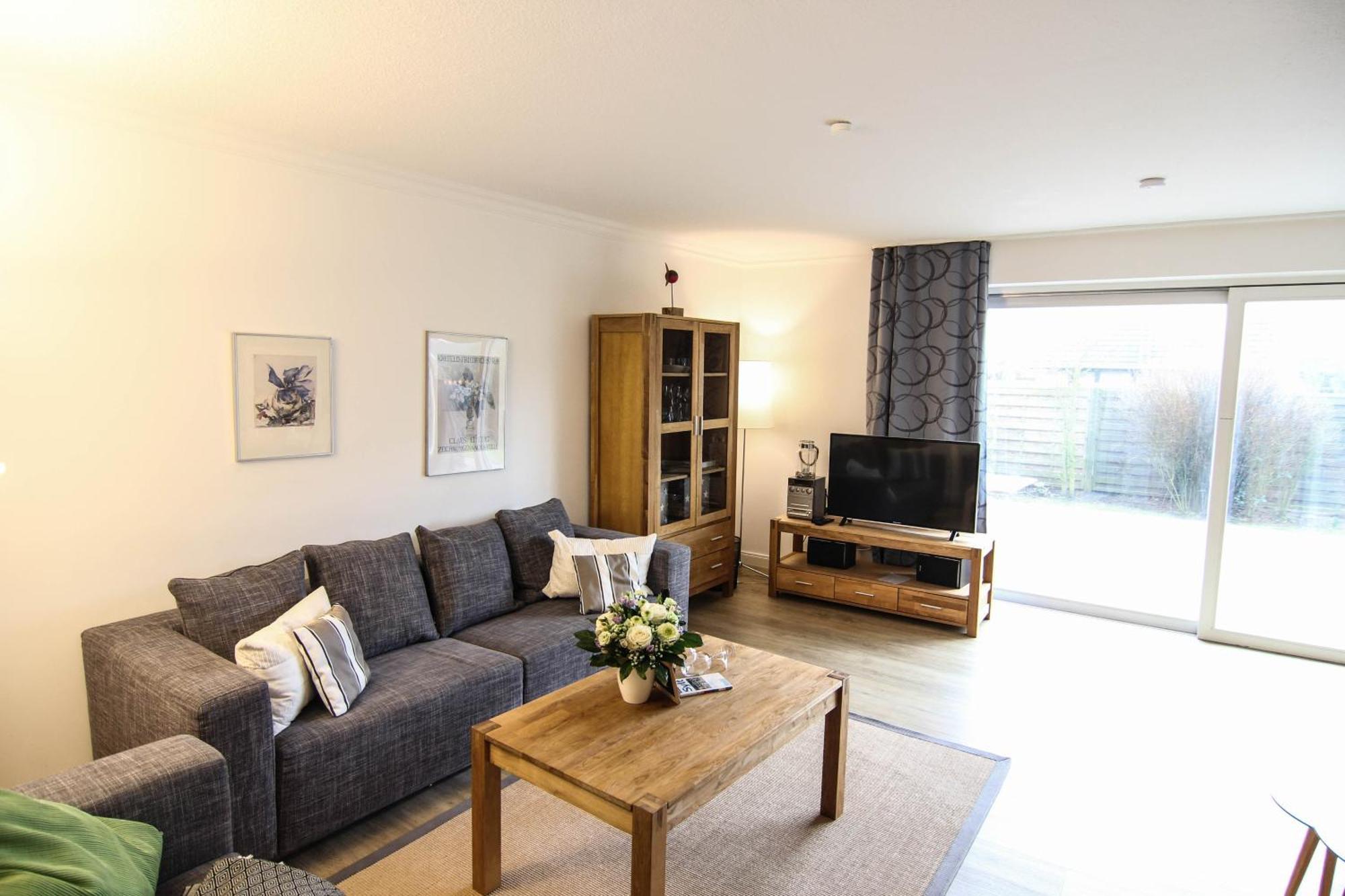 Blaue Erdgeschoß Apartment Wenningstedt-Braderup